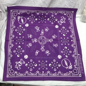 Good Ol Grateful Dead Bandana GDP 2002 Purple 💜 SYF and Bears